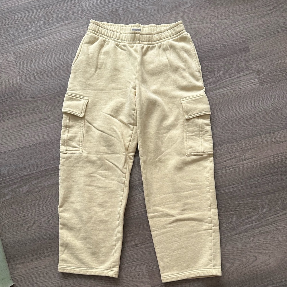 Aritzia TNA Mega Cozy Fleece Cargo Sweatpant